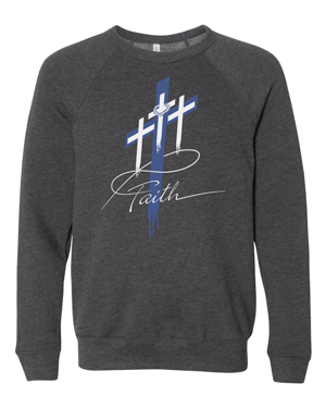 3901- FAITH Unisex Sponge Fleece Raglan Crewneck Sweatshirt
