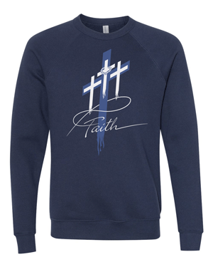 3901- FAITH Unisex Sponge Fleece Raglan Crewneck Sweatshirt
