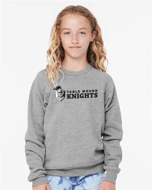3901Y- TABLE MOUND Youth Sponge Fleece Crewneck Sweatshirt