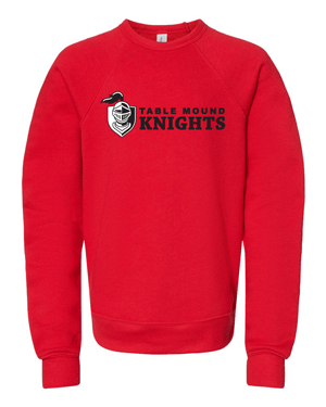 3901Y- TABLE MOUND Youth Sponge Fleece Crewneck Sweatshirt