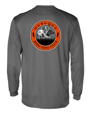 4104- DBQ BIRD DOG CLUB Graphite B-Core Long Sleeve T-Shirt