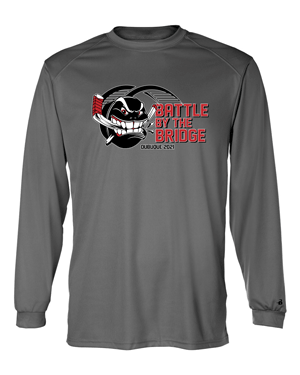 4104- DYHA Graphite Adult B-Core Long Sleeve T-Shirt