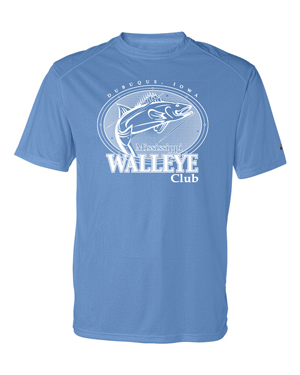 4120- MISSISSIPPI WALLEYE CLUB B-Core Sport Shoulders T-Shirt
