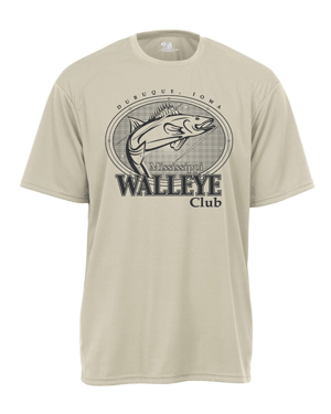 4120- MISSISSIPPI WALLEYE CLUB B-Core Sport Shoulders T-Shirt