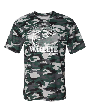 4181- MISSISSIPPI WALLEYE CLUB Badger - Camo T-Shirt