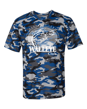 4181- MISSISSIPPI WALLEYE CLUB Badger - Camo T-Shirt