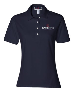 437W- AHVA LIVING Women's Spotshield™ 50/50 Polo