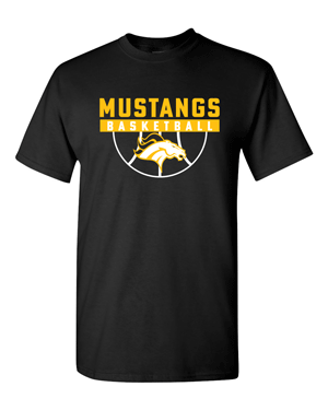 5000- MUSTANG BASKETBALL Heavy Cotton™ T-Shirt