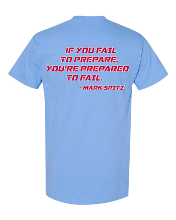 5000- DBQ SENIOR MEN'S SWIM Carolina Blue Gildan - Heavy Cotton™ T-Shirt