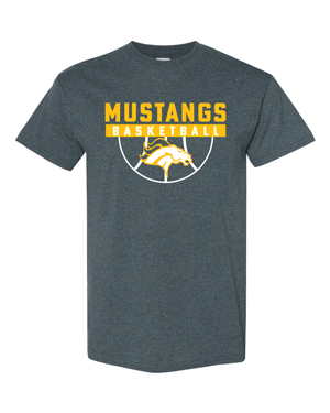 5000- MUSTANG BASKETBALL Heavy Cotton™ T-Shirt