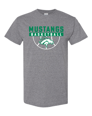 5000- MUSTANG BASKETBALL Heavy Cotton™ T-Shirt