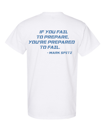 5000- DBQ SENIOR MEN'S SWIM White Gildan - Heavy Cotton™ T-Shirt