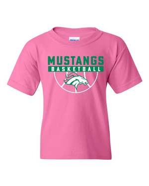 5000B- MUSTANG BASKETBALL Heavy Cotton™ Youth T-Shirt