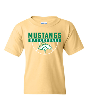5000B- MUSTANG BASKETBALL Heavy Cotton™ Youth T-Shirt