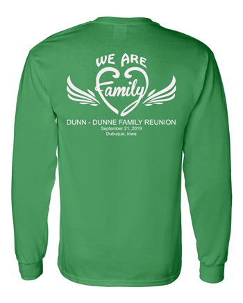 5400- DUNNE-DUNN REUNION Gildan - Heavy Cotton™ Long Sleeve T-Shirt