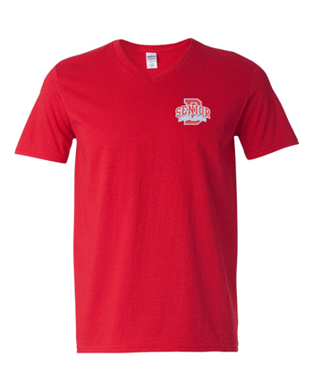 64V00- SENIOR CHEER Gildan - Softstyle® V-Neck T-Shirt