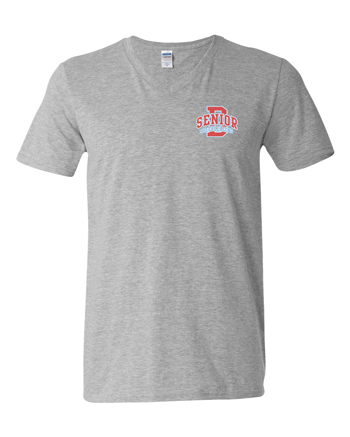 64V00- SENIOR CHEER Gildan - Softstyle® V-Neck T-Shirt