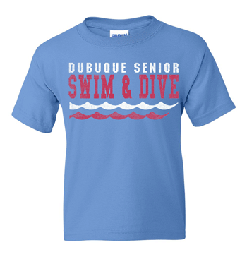 8000B- DBQ SENIOR SWIM Gildan - DryBlend® Youth Short Sleeve T-Shirt