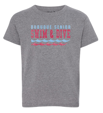 8000B- DBQ SENIOR SWIM Gildan - DryBlend® Youth Short Sleeve T-Shirt