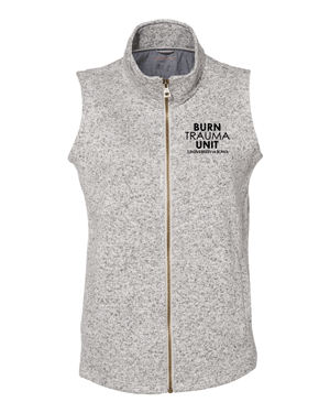 W2030117- U of I BURN UNIT Women's Vintage Sweaterfleece Vest