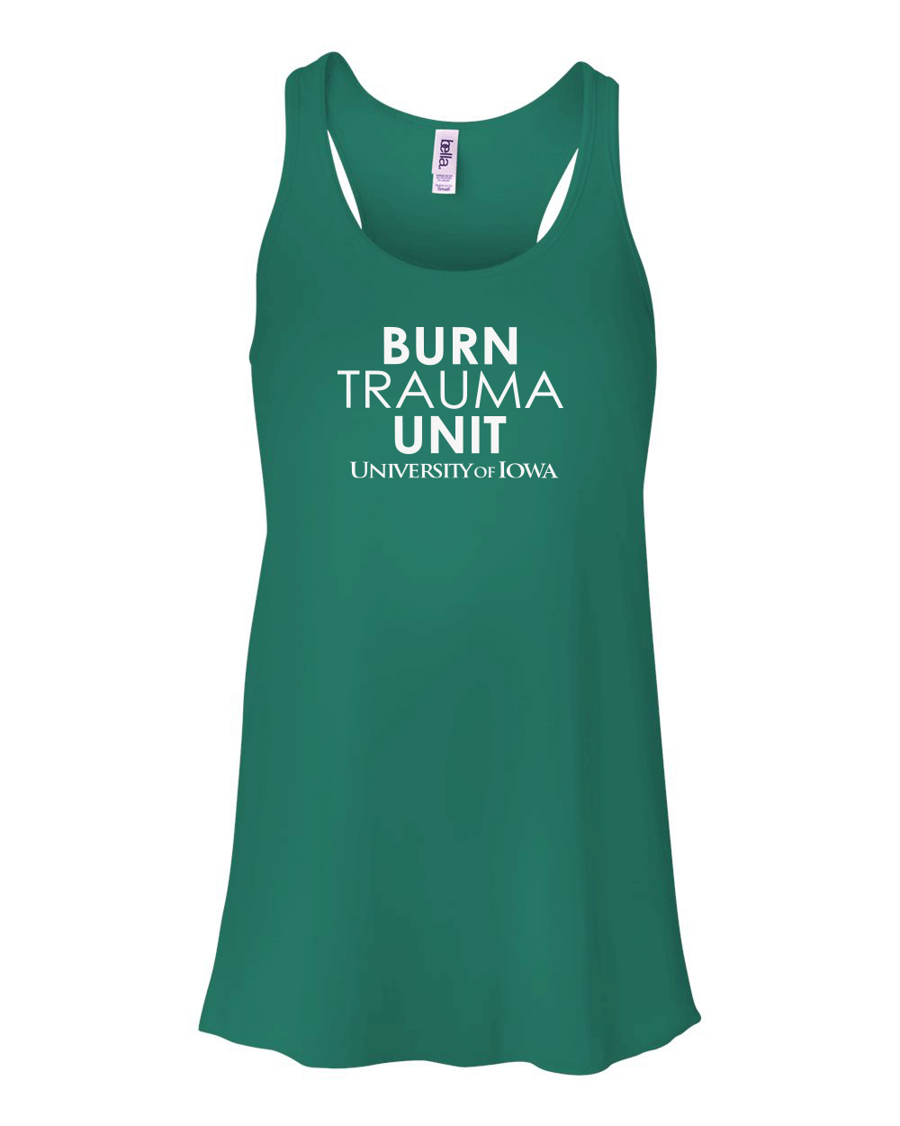 8800- U OF I BURN UNIT Women's Flowy Racerback Tank