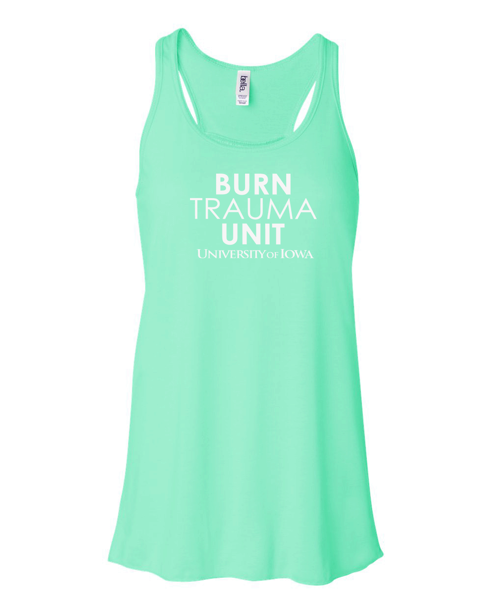 8800- U OF I BURN UNIT Women's Flowy Racerback Tank