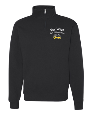 995M- KEY WEST EARLY CHILDHOOD Nublend® Cadet Collar Quarter-Zip Sweatshirt