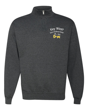 995M- KEY WEST EARLY CHILDHOOD Nublend® Cadet Collar Quarter-Zip Sweatshirt