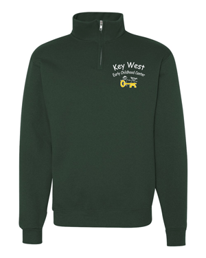 995M- KEY WEST EARLY CHILDHOOD Nublend® Cadet Collar Quarter-Zip Sweatshirt