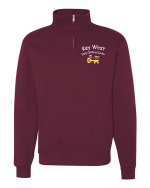 995M- KEY WEST EARLY CHILDHOOD Nublend® Cadet Collar Quarter-Zip Sweatshirt