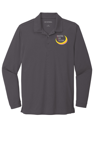 K110LS- INDUSTRIAL FLUID SOLUTIONS Dry Zone ® UV Micro-Mesh Long Sleeve Polo