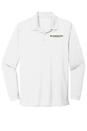 K110LS- PLYMOUTH LUBES Dry Zone ® UV Micro-Mesh Long Sleeve Polo