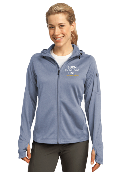 L248- U OF I BURN UNIT Sport-Tek® Ladies Tech Fleece Full-Zip Hooded Jacket