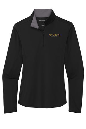 LK584- PLYMOUTH LUBES Ladies Silk Touch ™ Performance 1/4-Zip