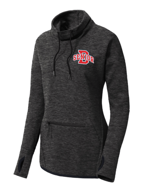 LST280- DBQ SENIOR BOOSTER CLUB Sport-Tek ® Ladies Triumph Cowl Neck Pullover