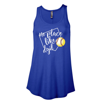 P506C- DGIL Delta Platinum Ladies CVC Flowy Tank