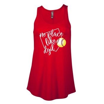 P506C- DGIL Delta Platinum Ladies CVC Flowy Tank