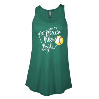 P506C- DGIL Delta Platinum Ladies CVC Flowy Tank