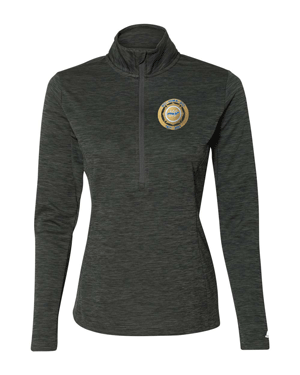 QZ7EAX- DCI Women's Striated Quarter-Zip Pullover