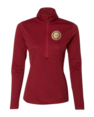 QZ7EAX- DCI Women's Striated Quarter-Zip Pullover