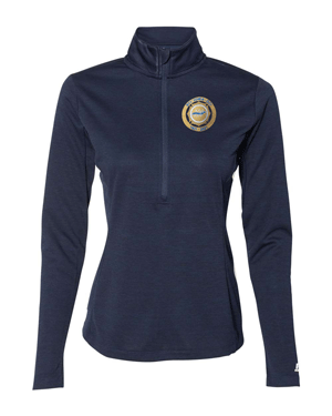 QZ7EAX- DCI Women's Striated Quarter-Zip Pullover