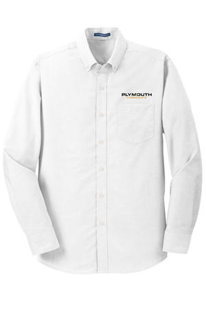 S658- PLYMOUTH LUBES Port Authority® SuperPro™ Oxford Shirt