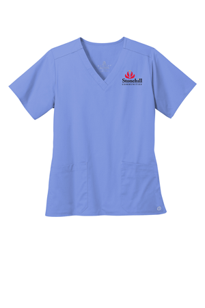 WW4560- STONEHILL WonderWink® Women’s WorkFlex™ V-Neck Top