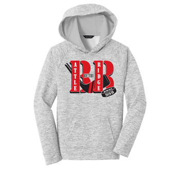 YST225- DYHA Sport-Tek® Youth PosiCharge® Electric Heather Fleece Hooded Pullover