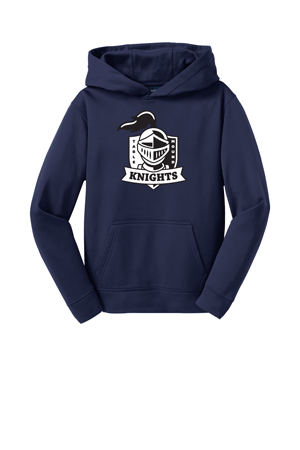 YST244- TABLE MOUND Sport-Tek® Youth Sport-Wick® Fleece Hooded Pullover