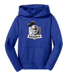 YST244- TABLE MOUND Sport-Tek® Youth Sport-Wick® Fleece Hooded Pullover