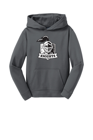 YST244- TABLE MOUND Sport-Tek® Youth Sport-Wick® Fleece Hooded Pullover