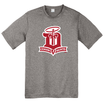YST360- JR SAINTS Vintage Heather Sport-Tek® Youth Heather Contender™ Tee