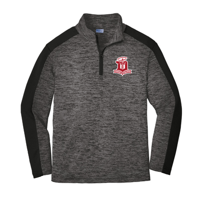 YST397- JR SAINTS Sport-Tek ® Youth PosiCharge ® Electric Heather Colorblock 1/4-Zip Pullover