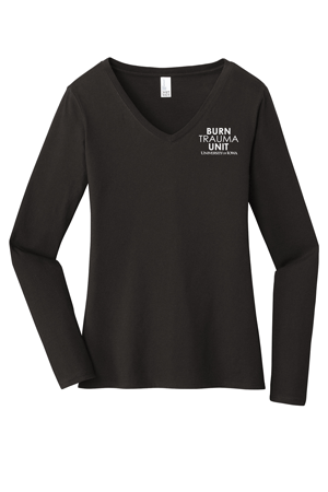 DT6201- U OF I BURN UNIT Women’s Long Sleeve V-Neck